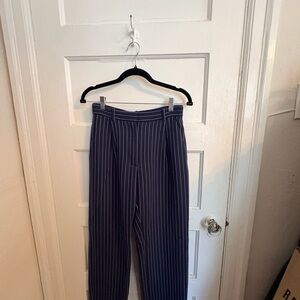 Abercrombie & Fitch Navy Striped Pantsuit
